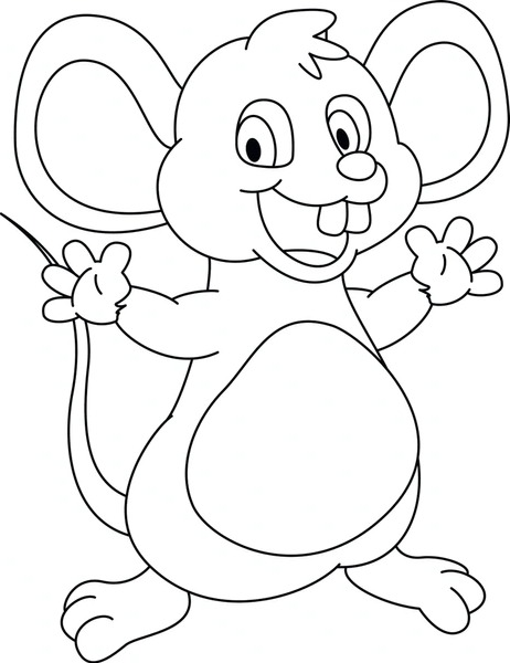 Dibujos para colorear e imprimir Mouse