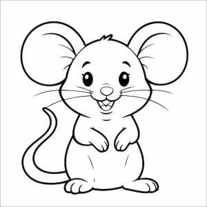 Mouse coloring pages 18