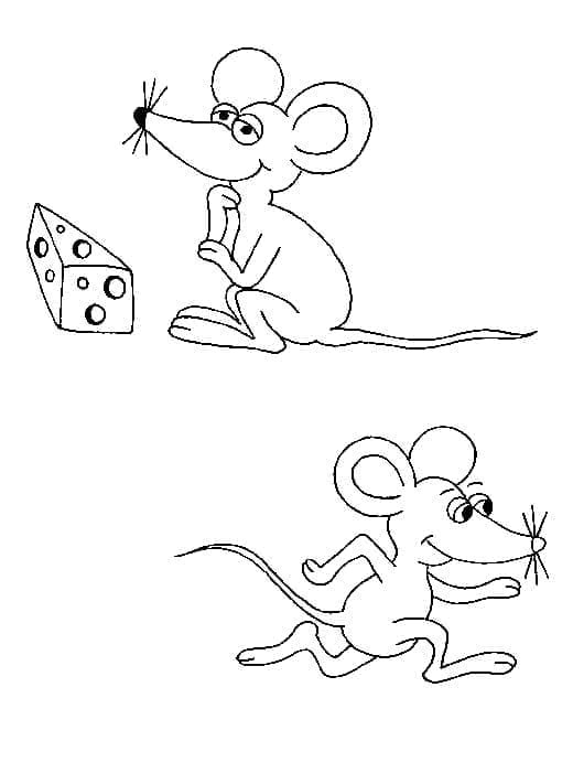 Dibujos para colorear e imprimir Mouse