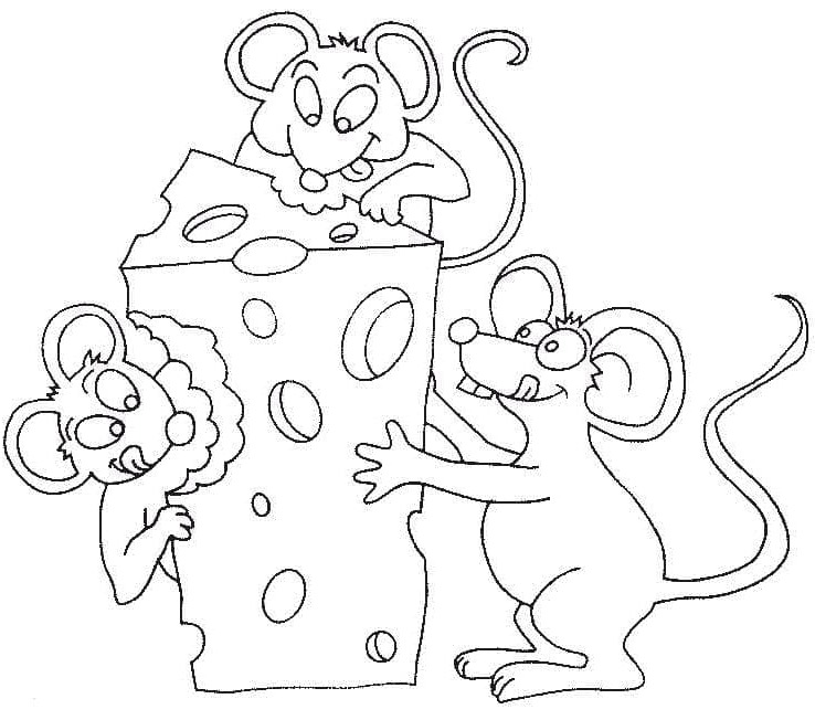 Dibujos para colorear e imprimir Mouse