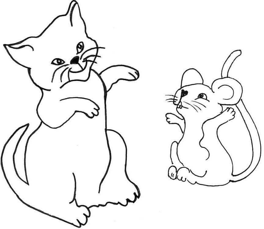 Dibujos para colorear e imprimir Mouse