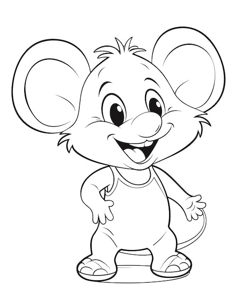 Dibujos para colorear e imprimir Mouse