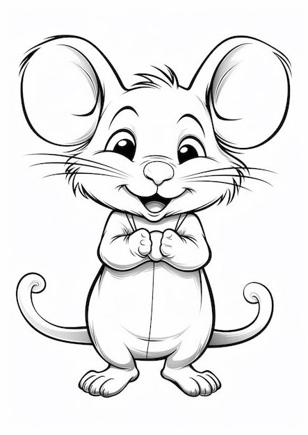 Dibujos para colorear e imprimir Mouse