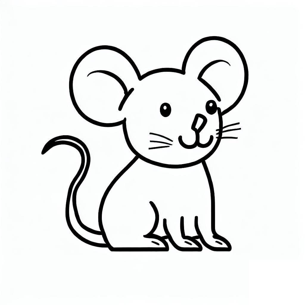 Dibujos para colorear e imprimir Mouse