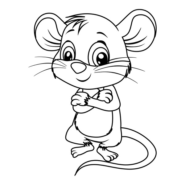 Dibujos para colorear e imprimir Mouse