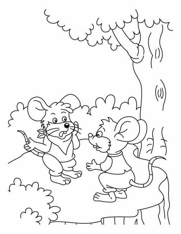 Dibujos para colorear e imprimir Mouse