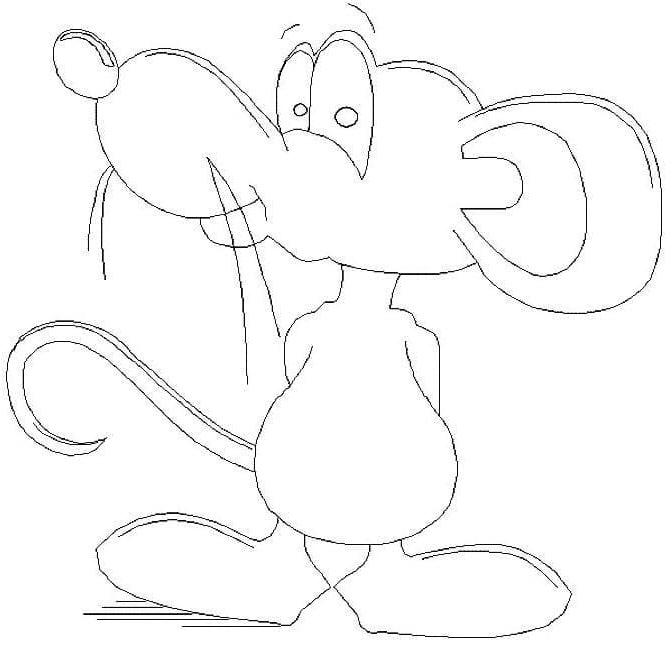 Dibujos para colorear e imprimir Mouse