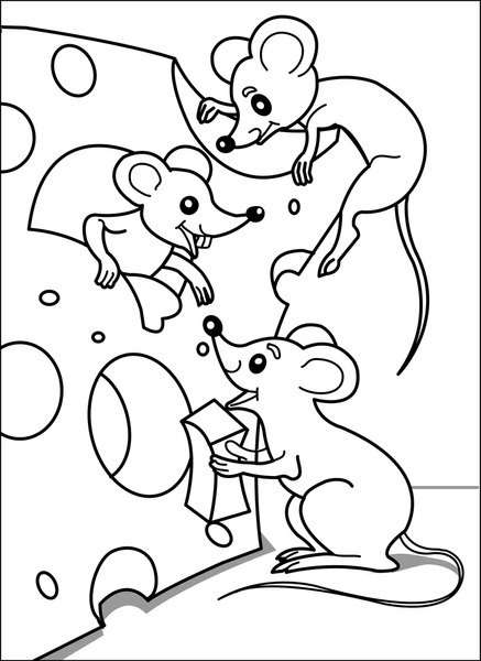 Dibujos para colorear e imprimir Mouse