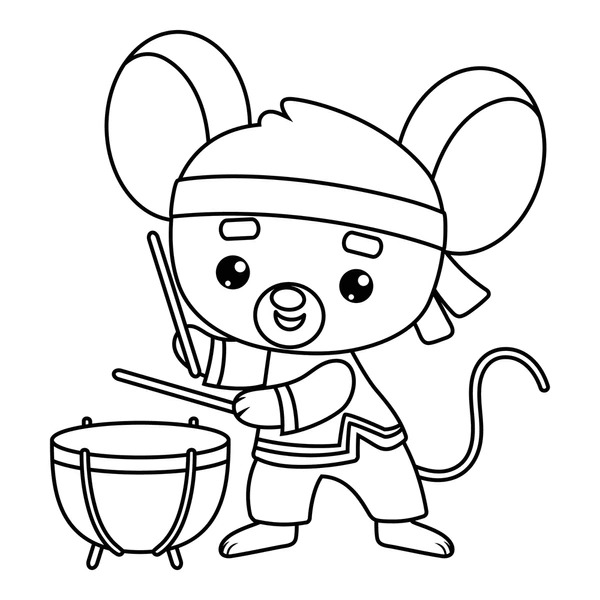 Dibujos para colorear e imprimir Mouse