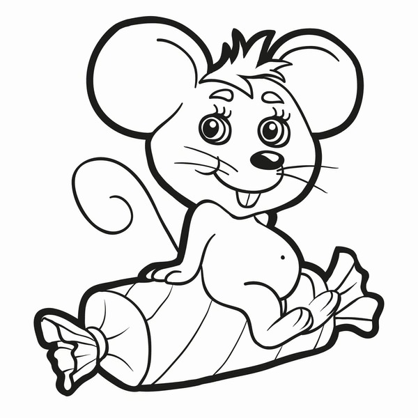 Dibujos para colorear e imprimir Mouse