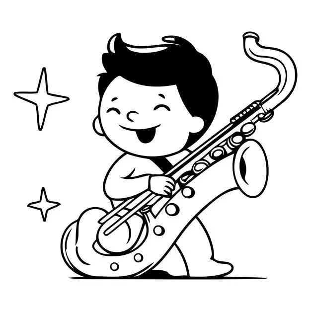 Dibujos para colorear e imprimir Musical Instruments