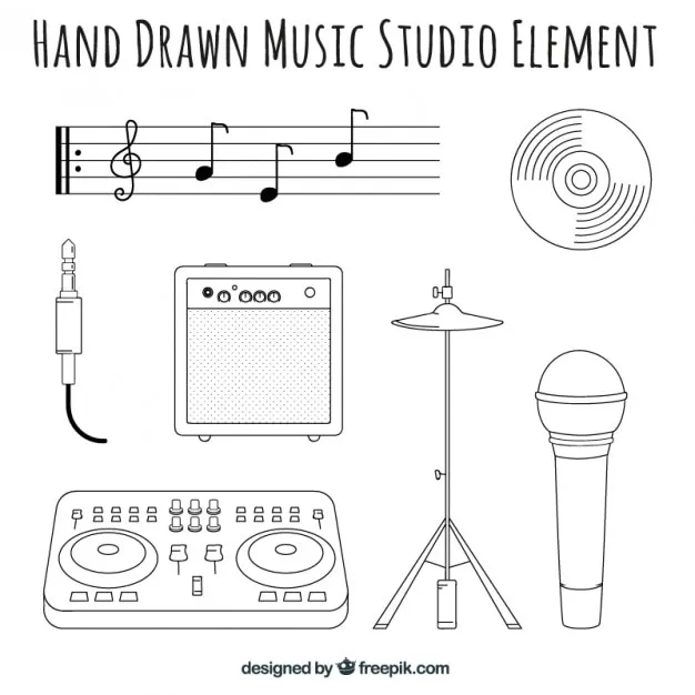 Dibujos para colorear e imprimir Musical Instruments