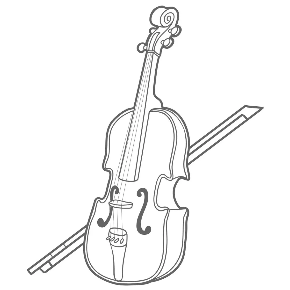 Dibujos para colorear e imprimir Musical Instruments