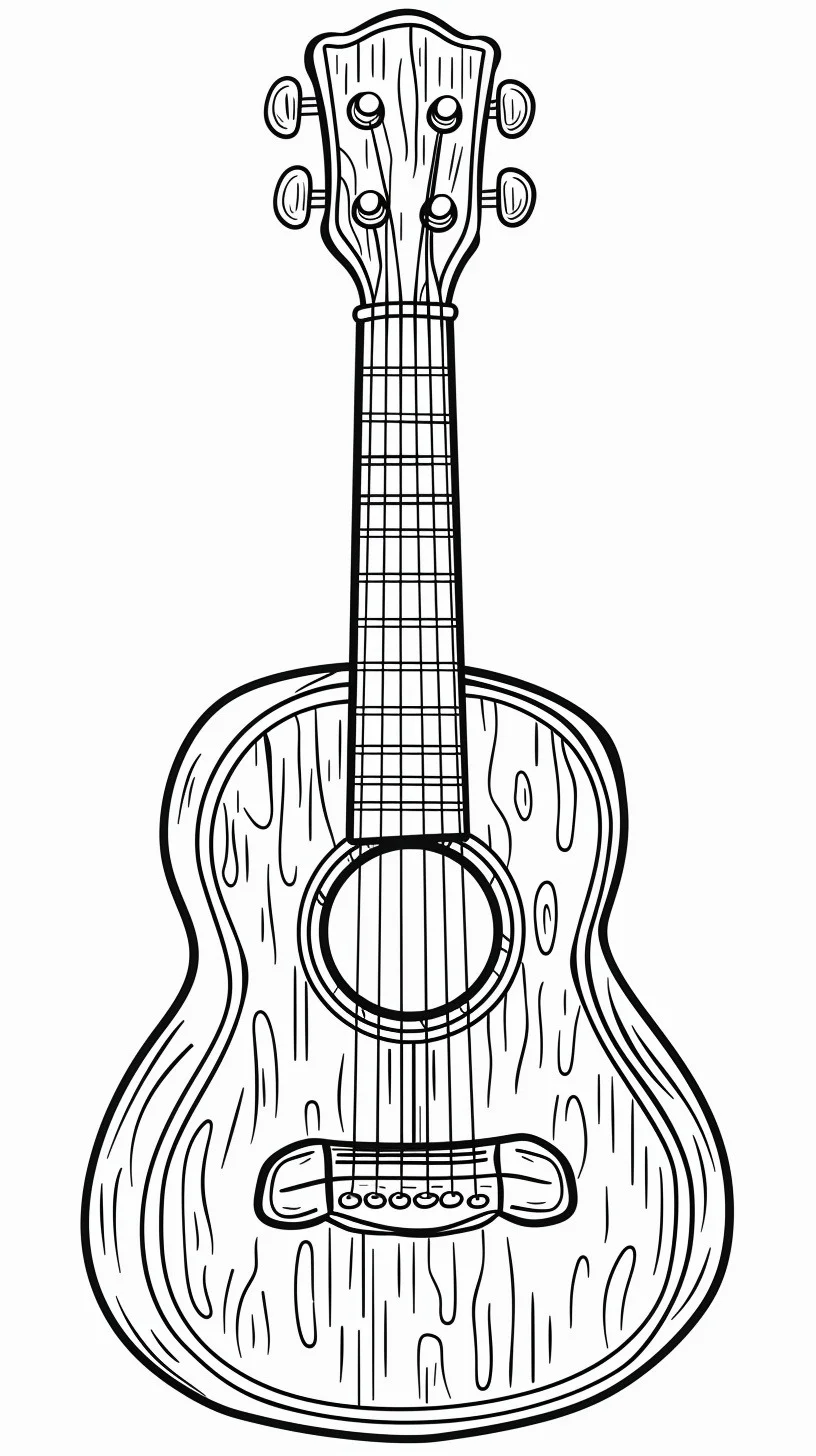 Dibujos para colorear e imprimir Musical Instruments