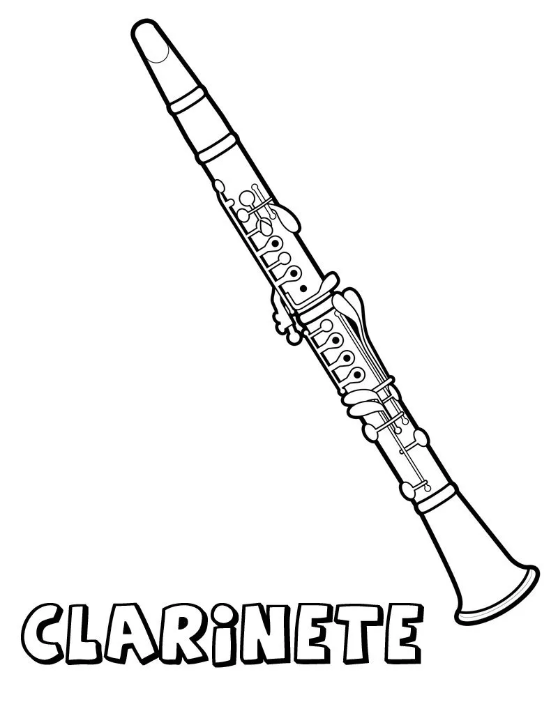 Dibujos para colorear e imprimir Musical Instruments