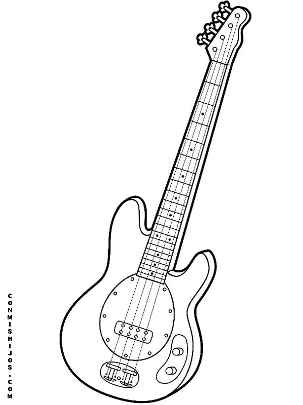 Dibujos para colorear e imprimir Musical Instruments