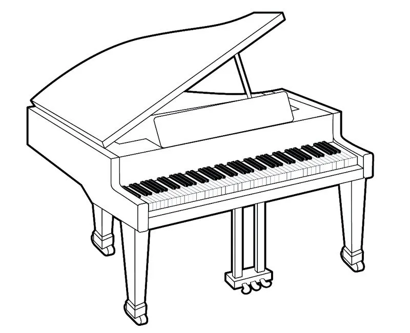 Dibujos para colorear e imprimir Musical Instruments