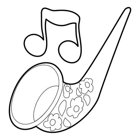 Dibujos para colorear e imprimir Musical Instruments