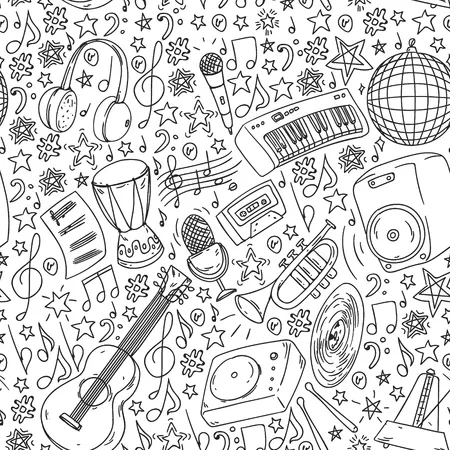 Dibujos para colorear e imprimir Musical Instruments