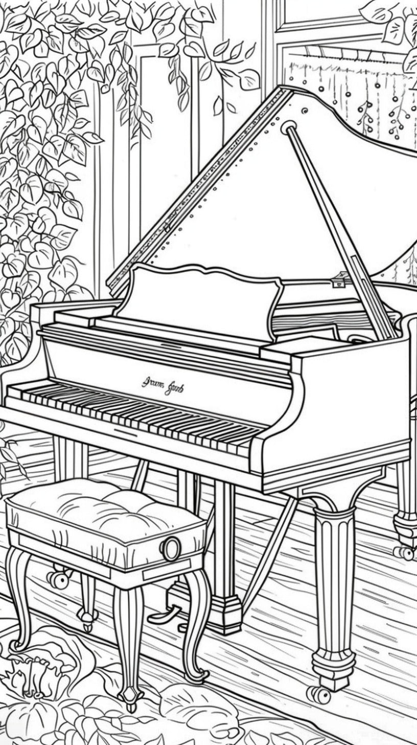 Dibujos para colorear e imprimir Musical Instruments