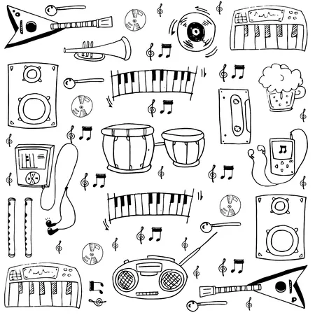 Dibujos para colorear e imprimir Musical Instruments