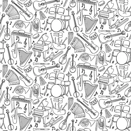 Dibujos para colorear e imprimir Musical Instruments