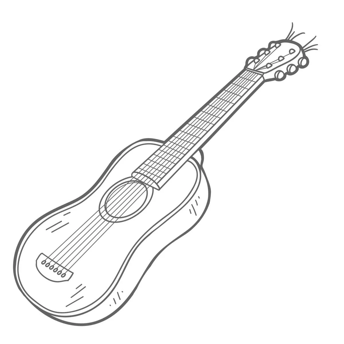 Dibujos para colorear e imprimir Musical Instruments