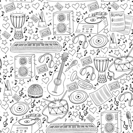 Dibujos para colorear e imprimir Musical Instruments