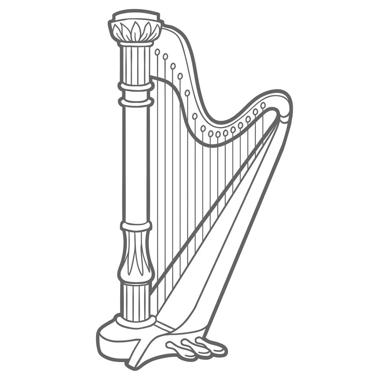 Dibujos para colorear e imprimir Musical Instruments