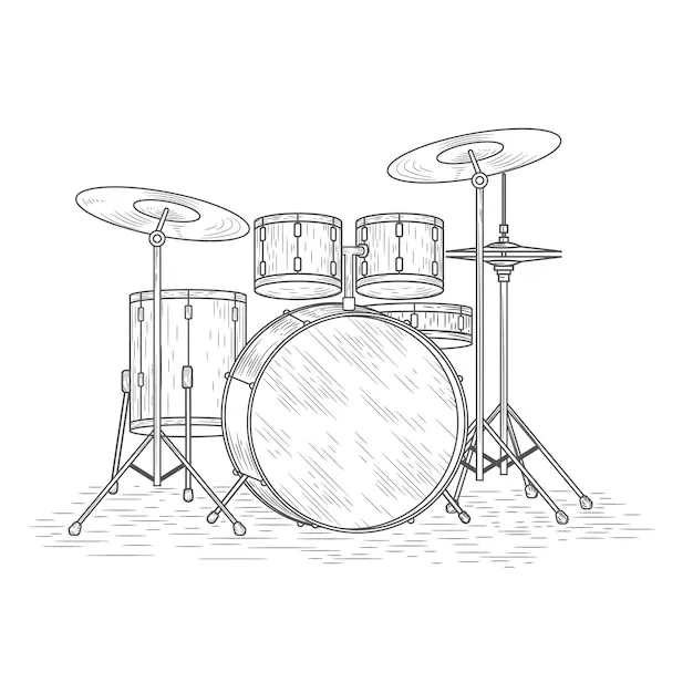 Dibujos para colorear e imprimir Musical Instruments