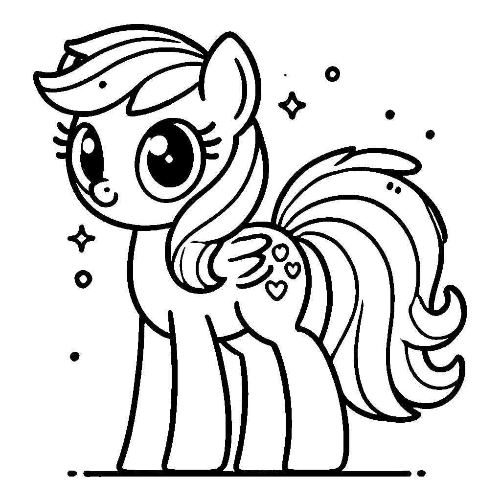 Dibujos para colorear e imprimir My Little Pony