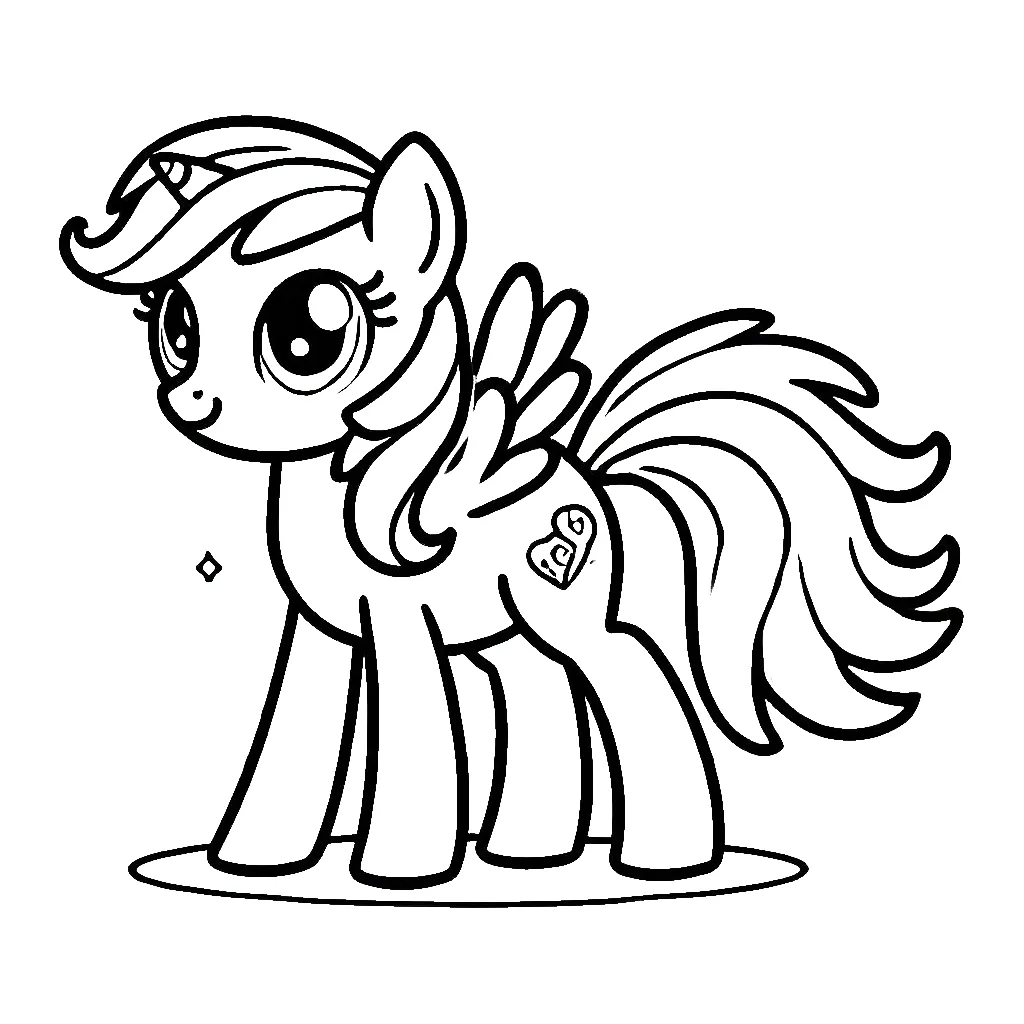 Dibujos para colorear e imprimir My Little Pony