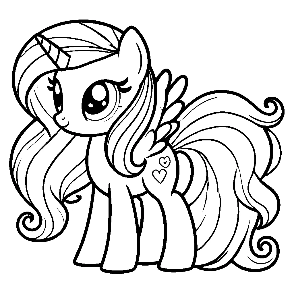 Dibujos para colorear e imprimir My Little Pony