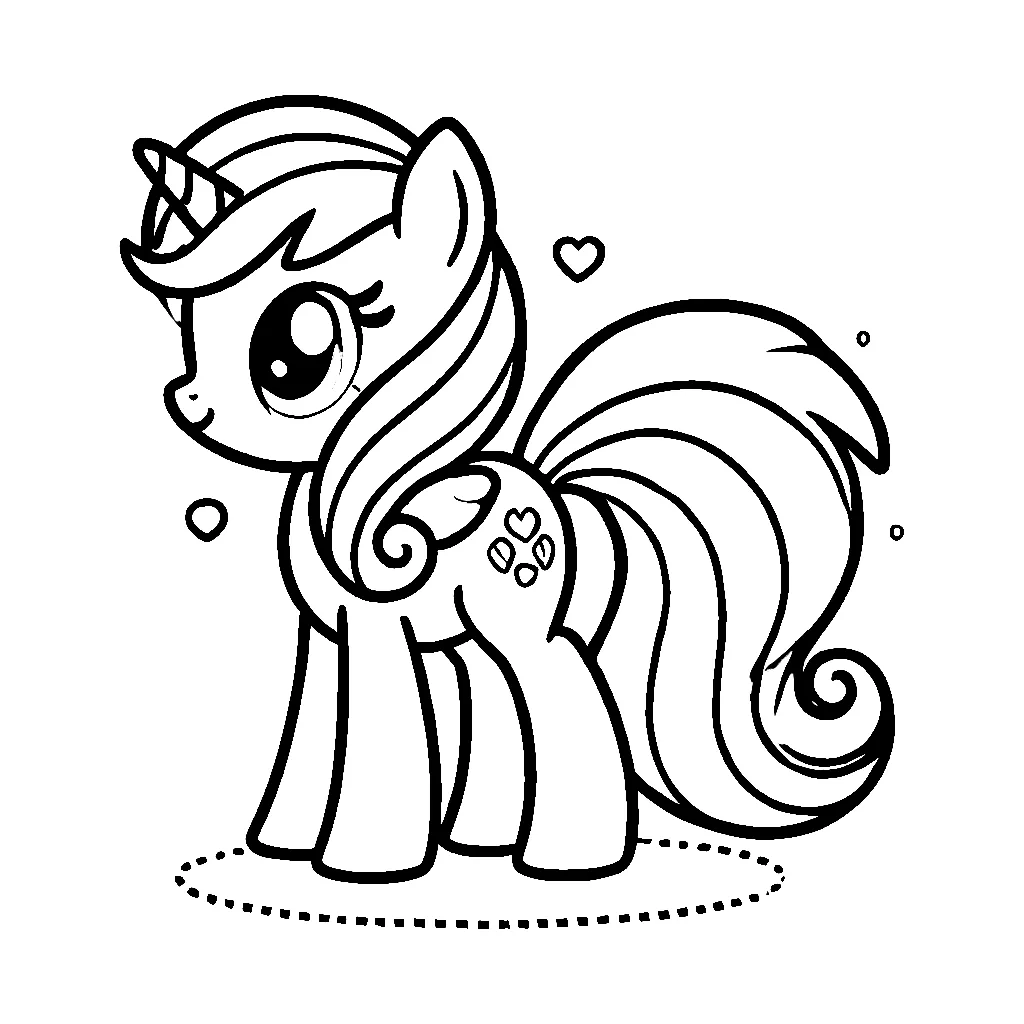 Dibujos para colorear e imprimir My Little Pony