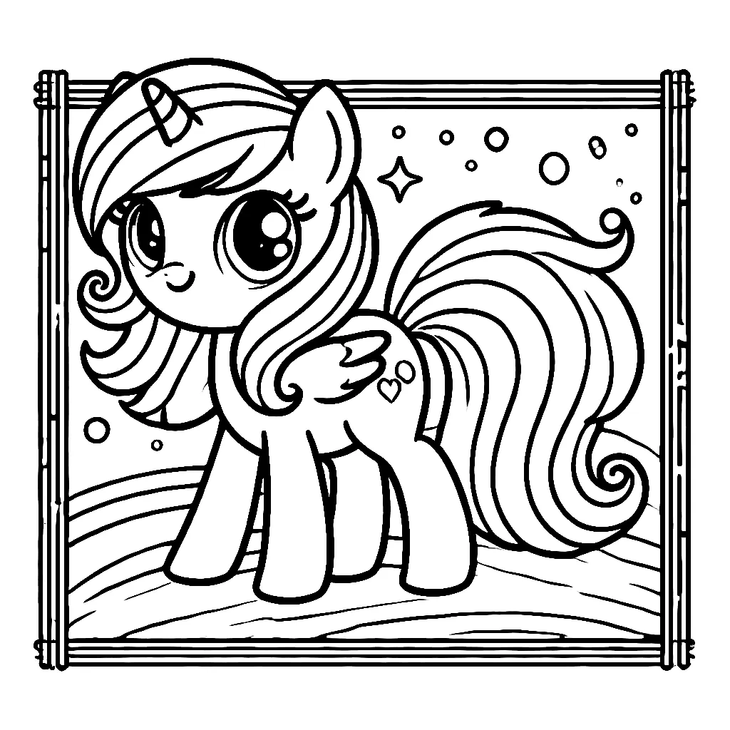 Dibujos para colorear e imprimir My Little Pony