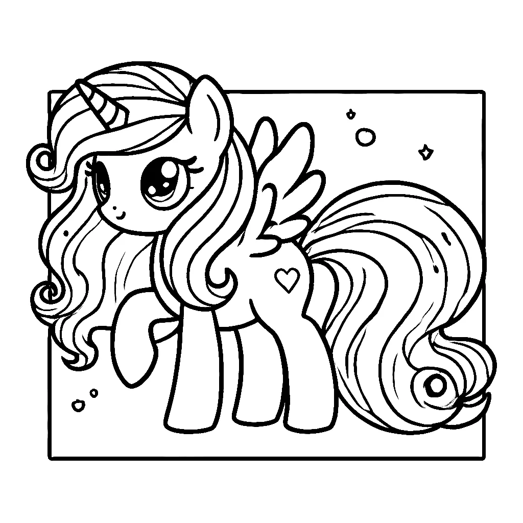 Dibujos para colorear e imprimir My Little Pony