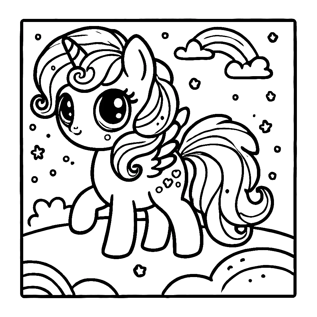 Dibujos para colorear e imprimir My Little Pony