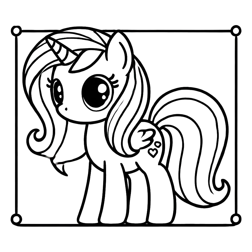 Dibujos para colorear e imprimir My Little Pony