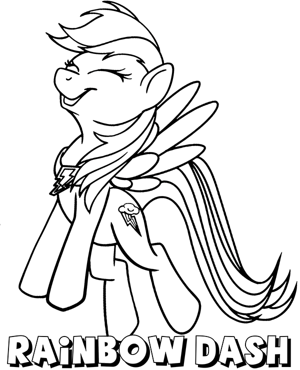 Dibujos para colorear e imprimir My Little Pony