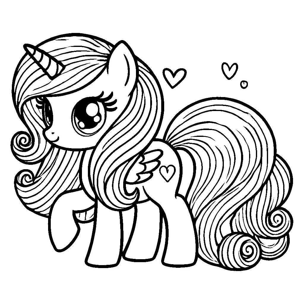 Dibujos para colorear e imprimir My Little Pony