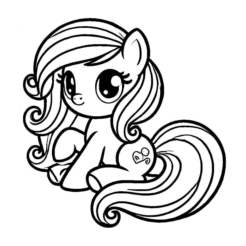 Dibujos para colorear e imprimir My Little Pony