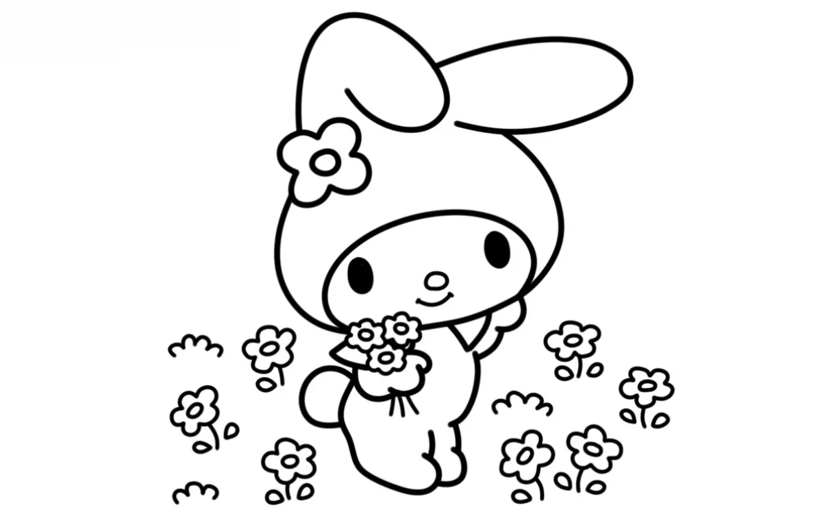 Dibujos para colorear e imprimir My Melody