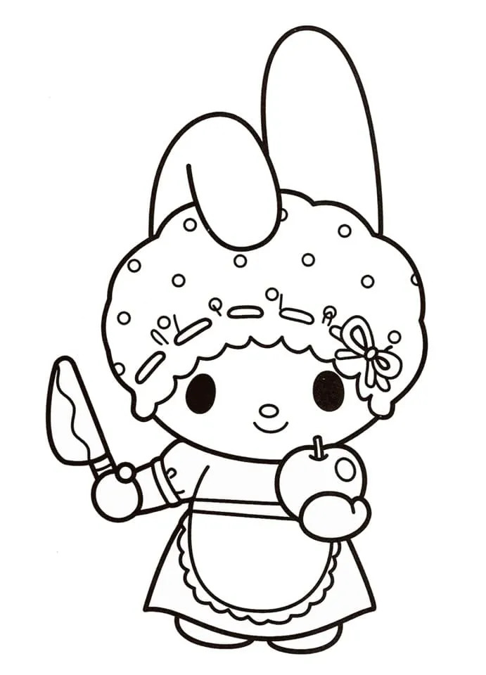 Dibujos para colorear e imprimir My Melody