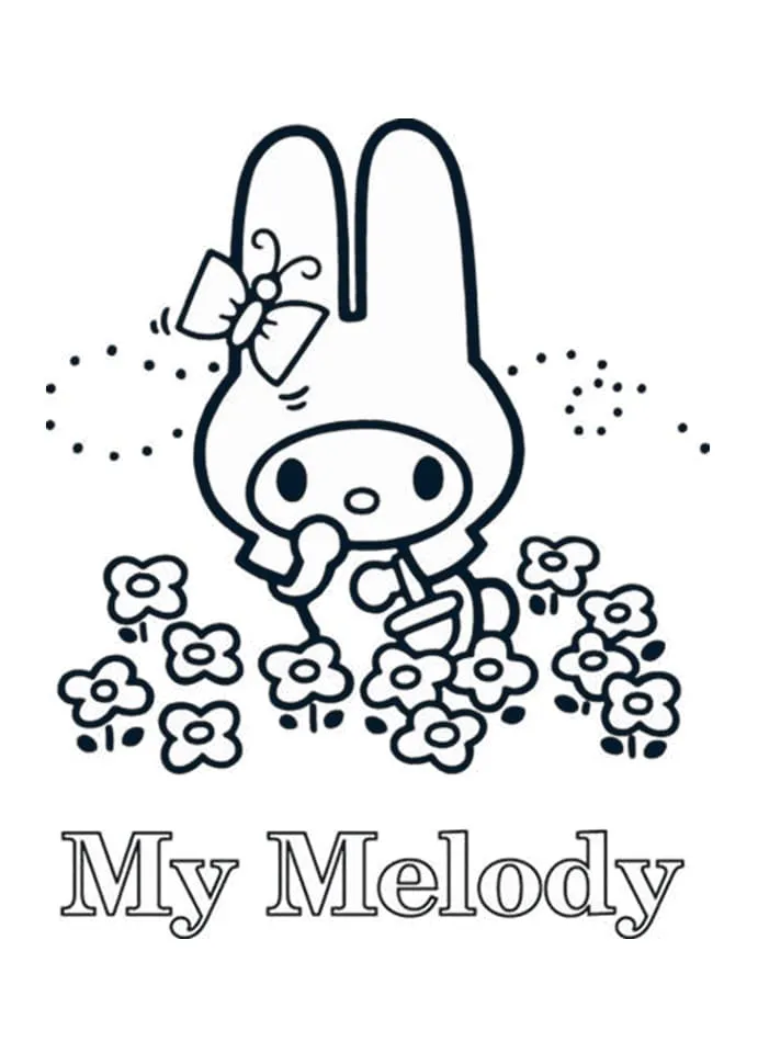 Dibujos para colorear e imprimir My Melody