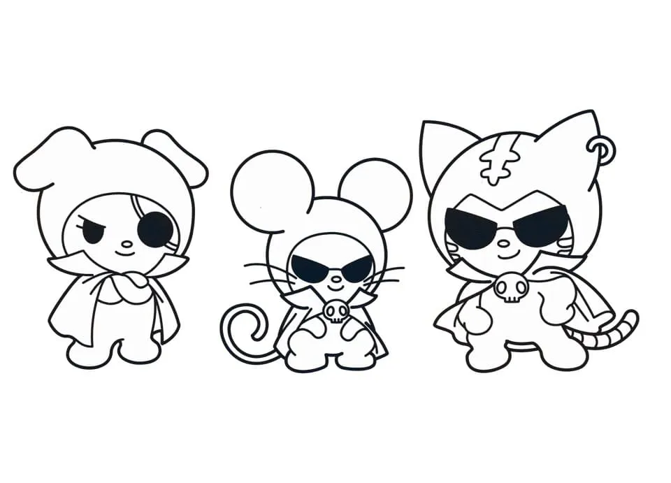 Dibujos para colorear e imprimir My Melody