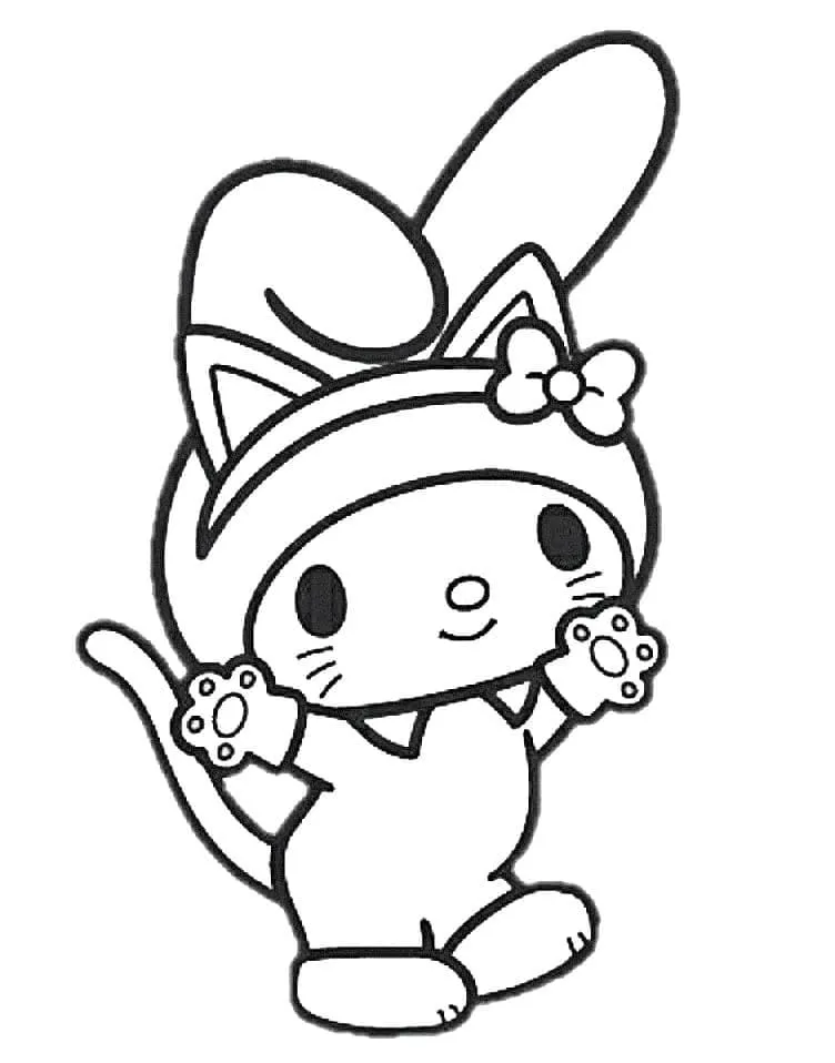 Dibujos para colorear e imprimir My Melody