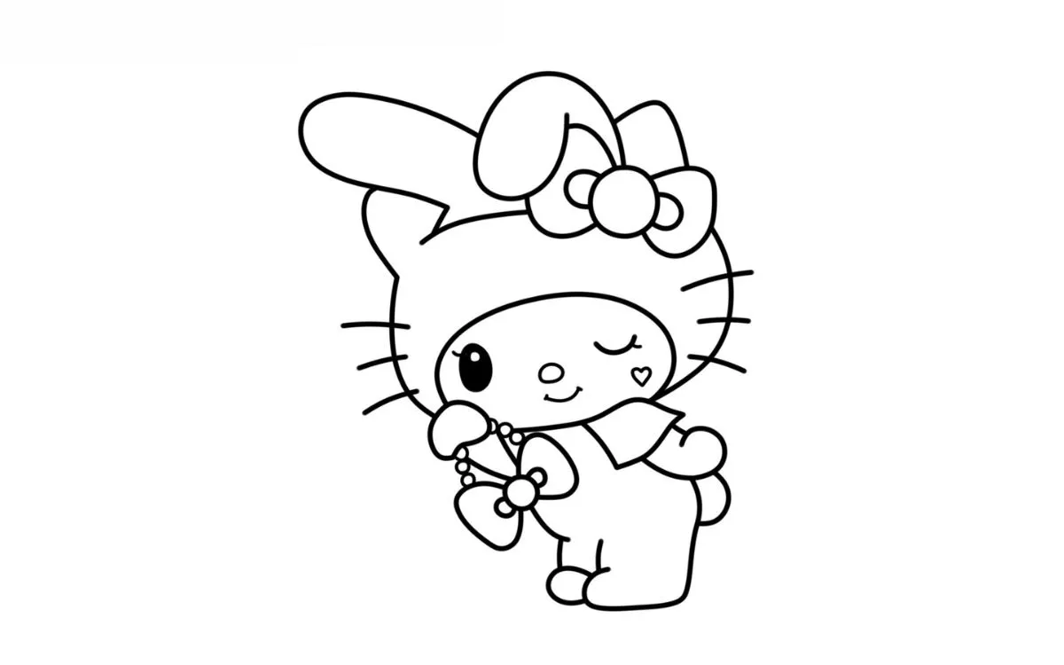 Dibujos para colorear e imprimir My Melody