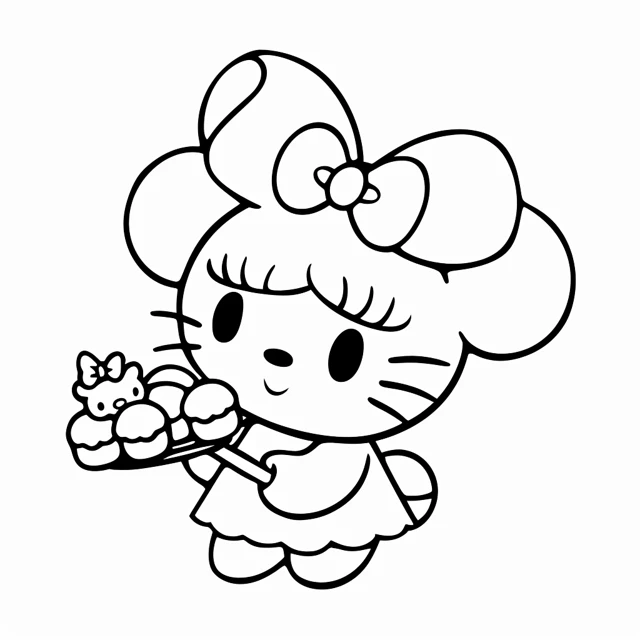 Dibujos para colorear e imprimir My Melody