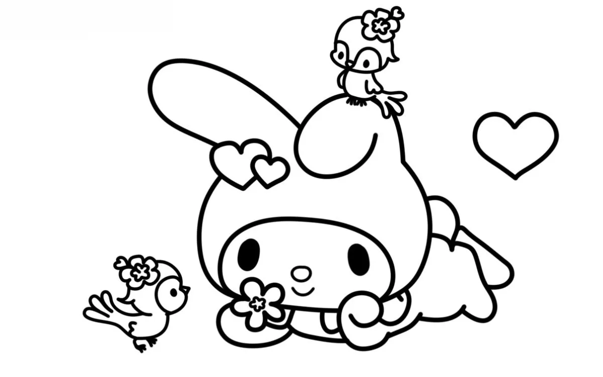 Dibujos para colorear e imprimir My Melody