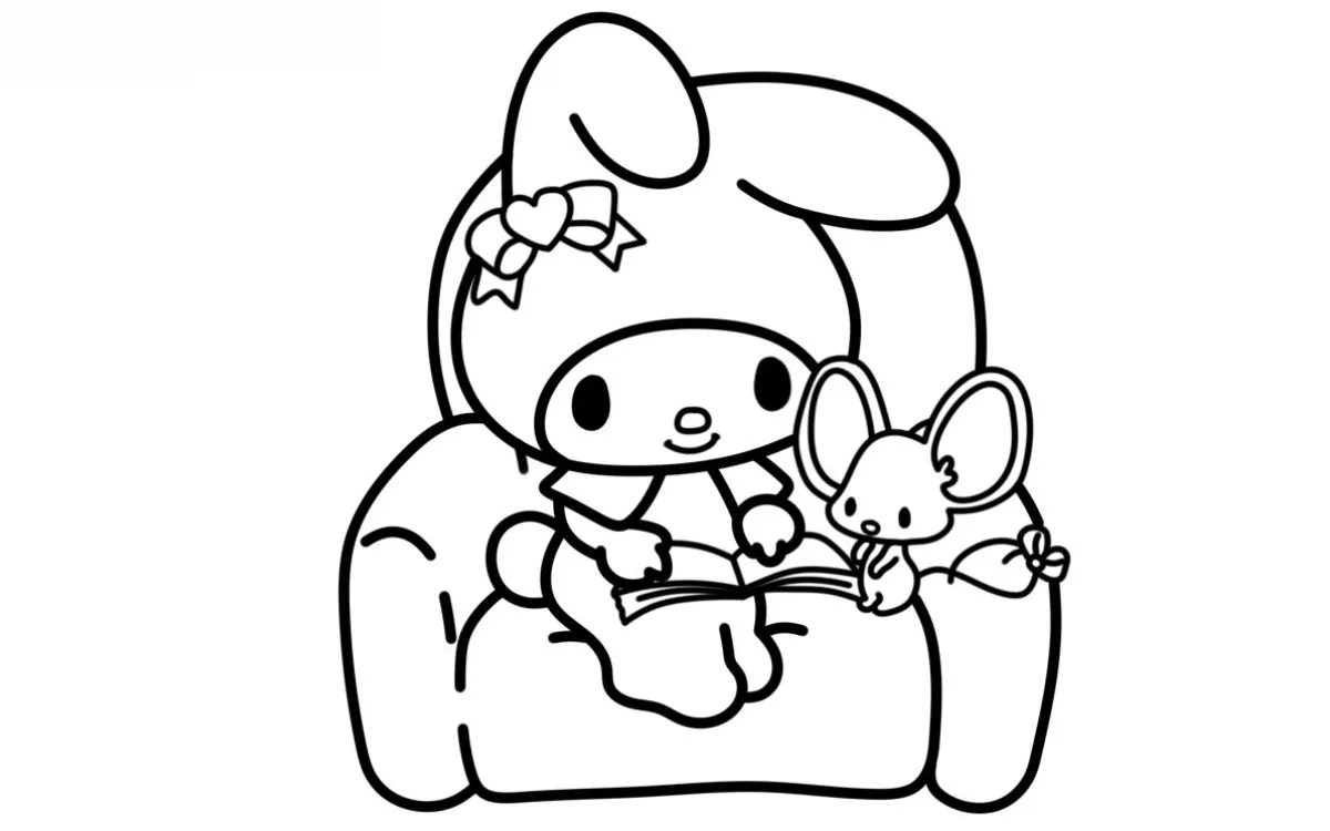 Dibujos para colorear e imprimir My Melody